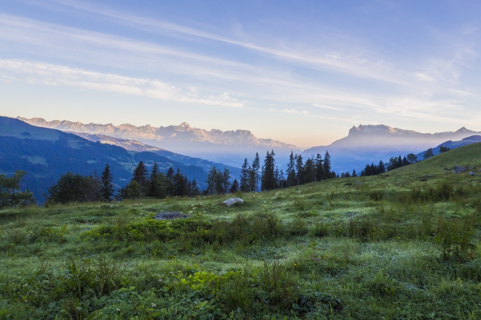 Trail sous sous le Miage, Les Contamines Mont-Blanc