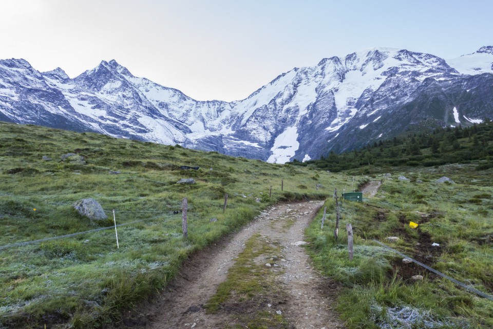 Trail sous sous le Miage, Les Contamines Mont-Blanc