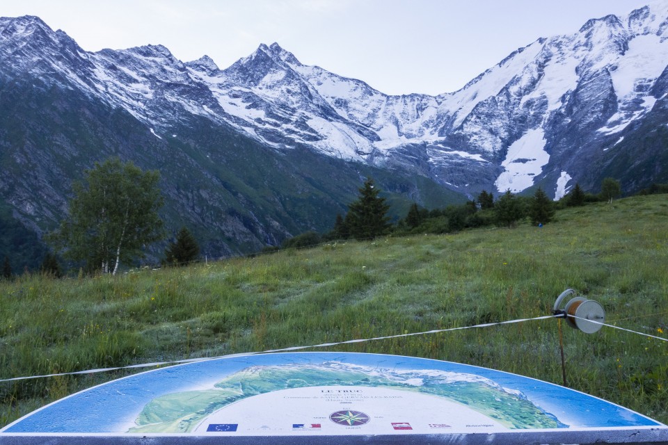 Trail sous sous le Miage, Les Contamines Mont-Blanc