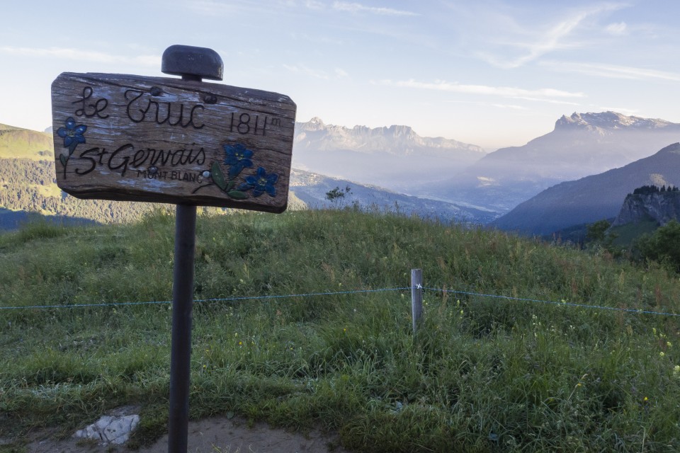 Trail sous sous le Miage, Les Contamines Mont-Blanc