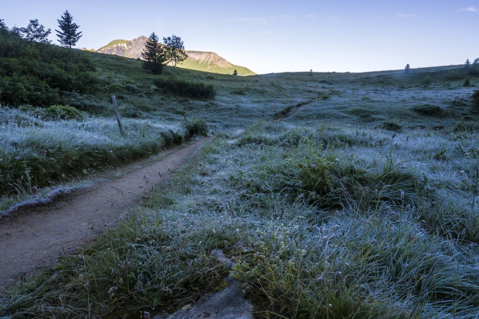 Trail sous sous le Miage, Les Contamines Mont-Blanc