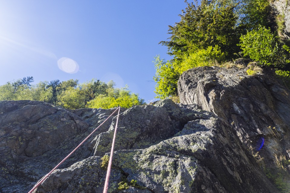 Escalade aux Gaillands Chamonix