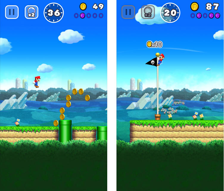 super mario run fin du jeu