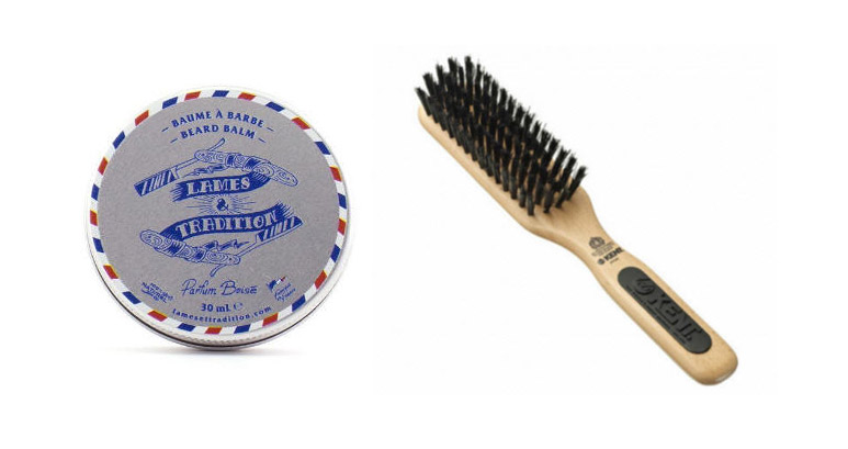 Baume a barbe Lames et traditions brosse a barbe kent