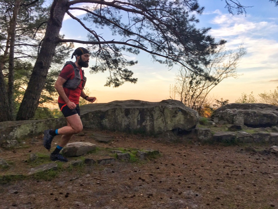 nicolas mauclert trail en foret de fontainebleau