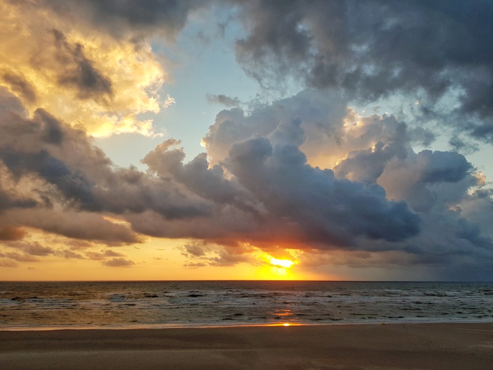 Coucher de soleil Merlimont plage