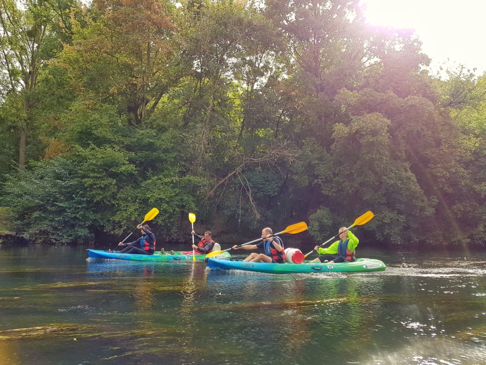 canoe sur le loing depart grez