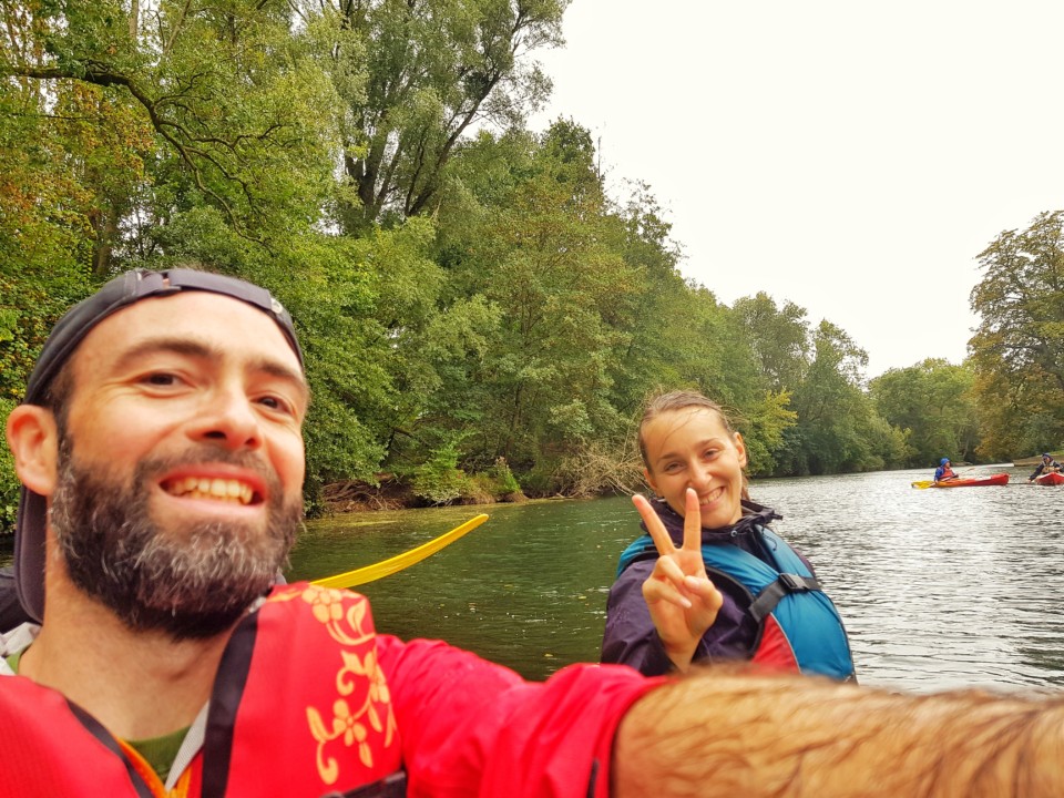 descente du loing en canoe